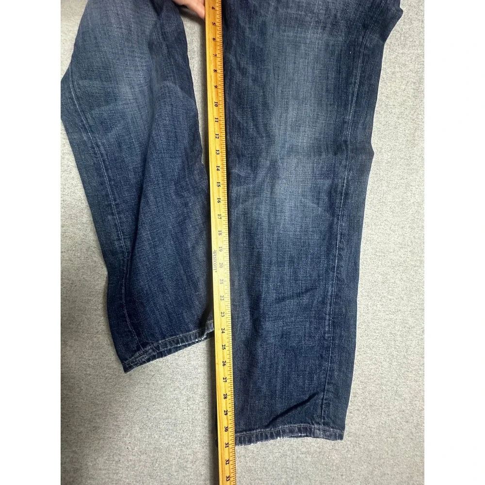 Lucky Brand 221 Original Straight Jeans Mens 36x32 Blue Medium Wash